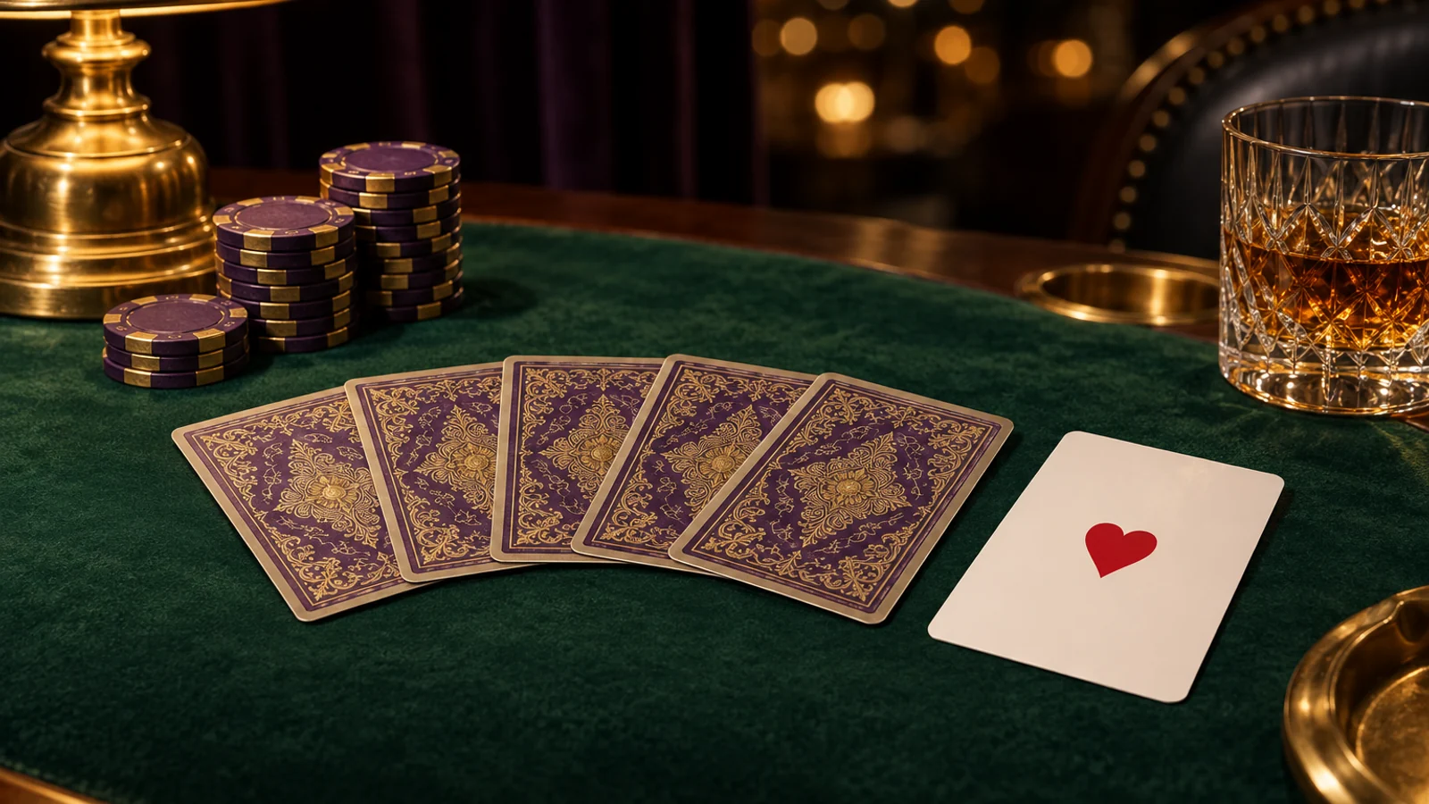 Card table setting reflecting the mix of games and payment options covered in this review