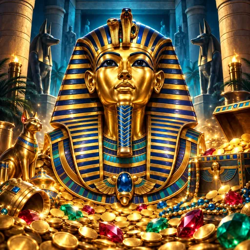 Treasure Tomb cover art with an Egyptian historical setting